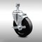 Service Caster 5 Inch SS Soft Rubber Wheel Swivel 12mm Threaded Stem Caster with Brake SCC SCC-SSTS20S514-SRS-TLB-M1215 - alternate 4